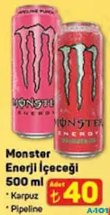 MONSTER ENERJİ İÇECEĞİ 500 ML MONSTER ENERJİ İÇECEĞİ 500 ML